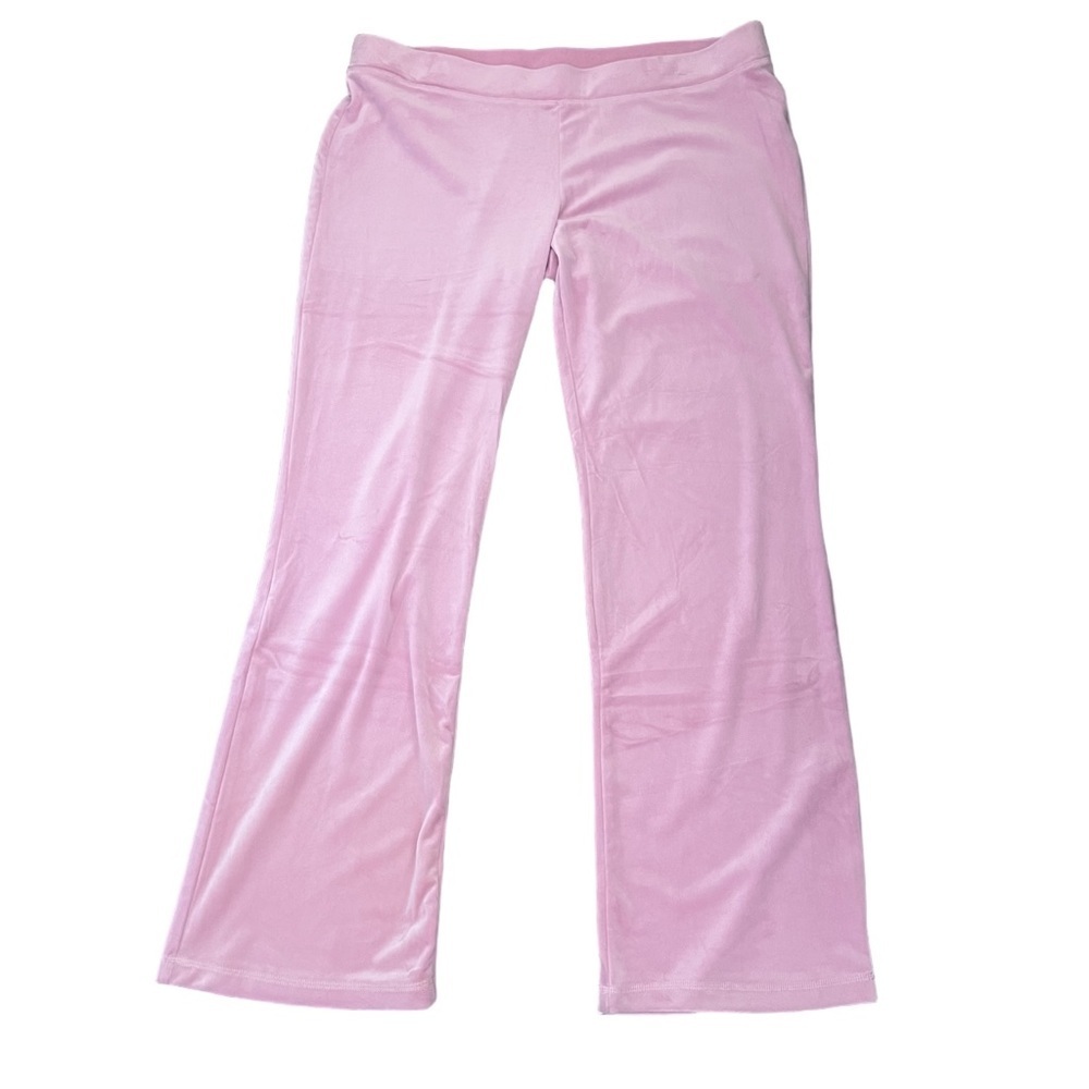 Juicy Couture OG Pink Velour Track Pants – Big Bling Logo, XL NWT, Y2K - Picture 6 of 8